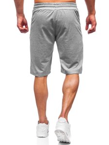 Pantaloncini corti di tuta da uomo grigi Bolf JX511