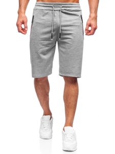 Pantaloncini corti di tuta da uomo grigi Bolf JX511