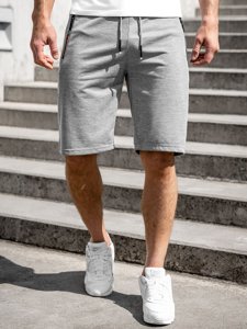 Pantaloncini corti di tuta da uomo grigi Bolf JX511