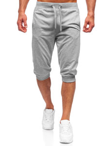 Pantaloncini corti di tuta da uomo grigi Bolf K10002