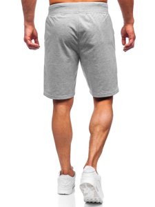 Pantaloncini corti di tuta da uomo grigi Bolf K10003