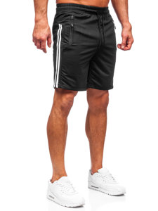 Pantaloncini corti di tuta da uomo neri Bolf 68058