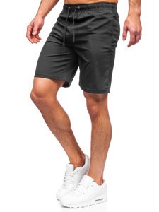 Pantaloncini corti sportivi da uomo neri Bolf HH037