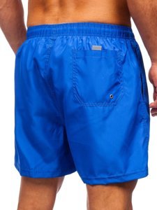 Pantaloncini da bagno da uomo azzurri Bolf YW02002