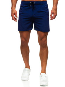 Pantaloncini da bagno da uomo blu Bolf XL018