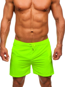 Pantaloncini da bagno da uomo giallo-fluorescenti Bolf XL018