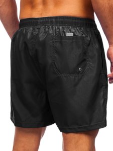 Pantaloncini da bagno da uomo neri Bolf YW02002