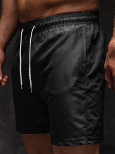 Pantaloncini da bagno da uomo nero Bolf XL020A1