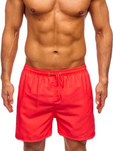 Pantaloncini da bagno da uomo rosa Bolf YW07001