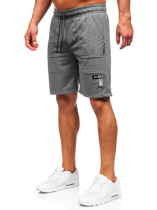 Pantaloncini da tuta da uomo grafite Bolf JX609