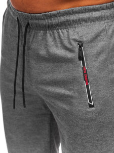 Pantaloncini da tuta da uomo grafite Bolf JX800