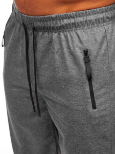 Pantaloncini da tuta da uomo grafite Bolf JX806