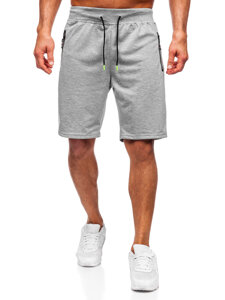 Pantaloncini da tuta da uomo grigio Bolf 8K287