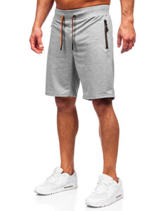 Pantaloncini da tuta da uomo grigio Bolf 8K291