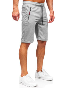 Pantaloncini da tuta da uomo grigio Bolf JX800