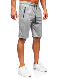 Pantaloncini da tuta da uomo grigio Bolf JX806