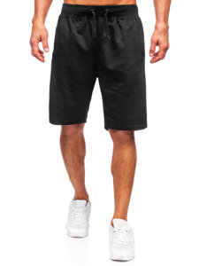 Pantaloncini da tuta da uomo nero Bolf 8K101