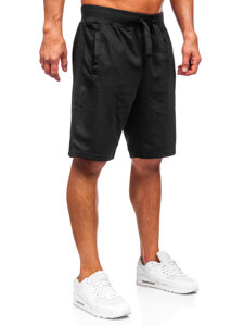 Pantaloncini da tuta da uomo nero Bolf 8K101