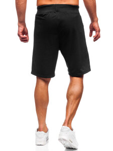 Pantaloncini da tuta da uomo nero Bolf 8K287