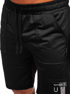 Pantaloncini da tuta da uomo nero Bolf JX609