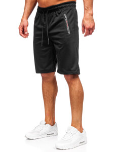 Pantaloncini da tuta da uomo nero Bolf JX800