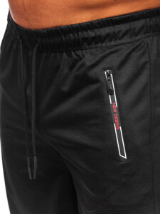 Pantaloncini da tuta da uomo nero Bolf JX800