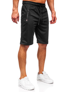 Pantaloncini da tuta da uomo nero Bolf JX802