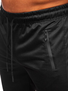 Pantaloncini da tuta da uomo nero Bolf JX805