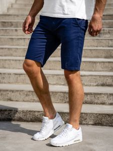 Pantaloncini da uomo blu Bolf 1142