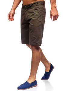 Pantaloncini da uomo khaki Bolf 1140