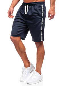 Pantaloncini di tuta da uomo blu Bolf 8K933