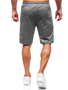 Pantaloncini di tuta da uomo grafite Bolf 8K200