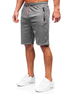 Pantaloncini di tuta da uomo grafite Bolf 8K200