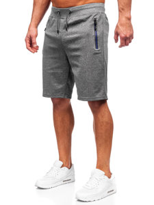 Pantaloncini di tuta da uomo grafite Bolf 8K288