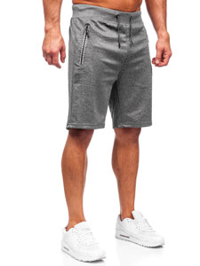 Pantaloncini di tuta da uomo grafite Bolf 8K297