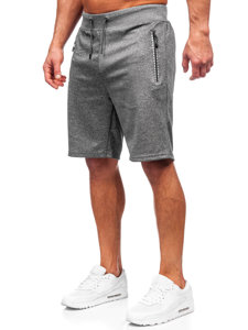 Pantaloncini di tuta da uomo grafite Bolf 8K297