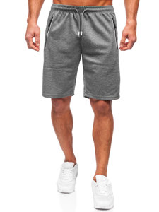 Pantaloncini di tuta da uomo grafite Bolf 8K925