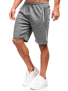 Pantaloncini di tuta da uomo grafite Bolf 8K925