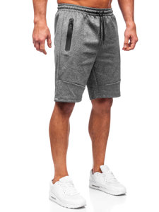 Pantaloncini di tuta da uomo grafite Bolf 8K929