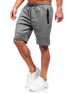 Pantaloncini di tuta da uomo grafite Bolf 8K929