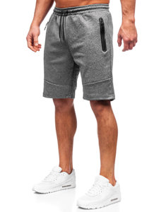 Pantaloncini di tuta da uomo grafite Bolf 8K929