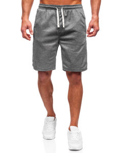 Pantaloncini di tuta da uomo grafite Bolf 8K933