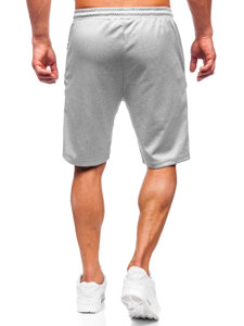 Pantaloncini di tuta da uomo grigi Bolf 8K929