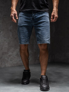 Pantaloncini in denim da uomo blu Bolf MP0274BCA1