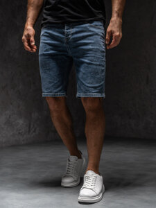 Pantaloncini in denim da uomo blu Bolf MP0274BSA1