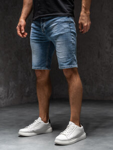 Pantaloncini in denim da uomo blu Bolf MP0277BCA1