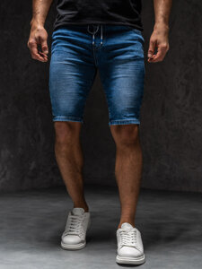 Pantaloncini in denim da uomo blu Bolf TF177A1