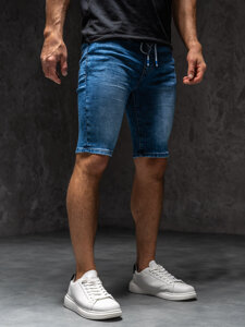 Pantaloncini in denim da uomo blu Bolf TF177A1