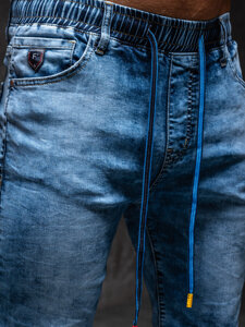 Pantaloncini in denim da uomo blu Bolf TF183A1