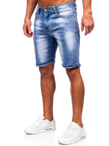 Pantaloncini in jeans da uomo azzurro Bolf NG60360